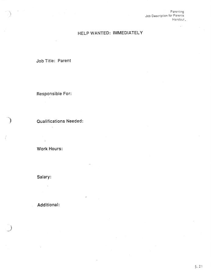 Parenting Resources Juvenile Justice Vision 20/20 Grand Valley